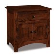 Finland 1-Drawer 2-Door Nightstand