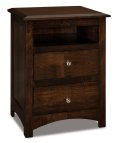 Finland 2-Drawer Nightstand with Opening