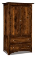 Finland Armoire With 2-Drawers