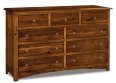 Finland 9-Drawer Dresser 72" Wide