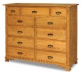 Hoosier Heritage 11-Drawer Double Chest