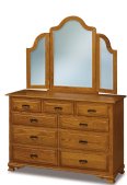 Hoosier Heritage 9-Drawer Dresser 59" Wide