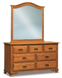 Hoosier Heritage Beveled Crown Top Mirror (46" x 43")