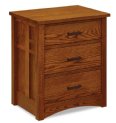 Kascade 3-Drawer 25" Wide Tall Nightstand