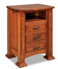 Lexington 3-Drawer Nightstand with Opening