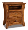 Matison 2-Drawer Nightstand with Opening