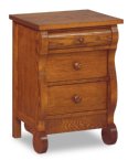Old Classic Sleigh 3-Drawer Nightstand
