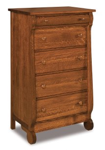 Old Classic Sleigh 5-Drawer Chest