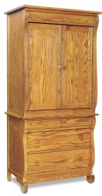 Old Classic Sleigh Armoire 4-Drawer