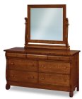 Old Classic Sleigh Swinging Mirror 41" Wide