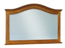 Shaker Arched Crown Top Chest Mirror 42" Wide