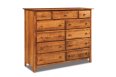 Shaker 11-Drawer Double Chest
