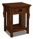 Stick Mission 1-Drawer Open Nightstand