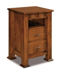 Sequoyah 2-Drawer Nightstand With Opening
