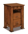 Sequoyah 2-Drawer Nightstand With Opening