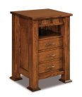 Sequoyah 3-Drawer Nightstand With Opening