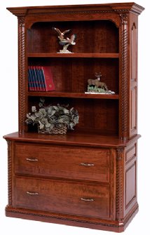 Lexington Lateral File with Bookcase