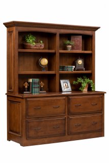 Liberty Classic Double Lateral File with Bookcase
