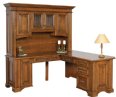 Lincoln Corner Desk with Hutch