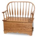 Low Feather Bow Bench 