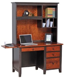Manhattan Workstation with Hutch