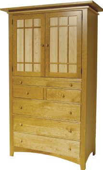 Maple Creek Armoire with Tray