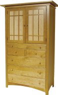 Maple Creek Armoire with Tray
