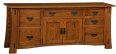 Modesto 2-Door 6-Drawer Credenza
