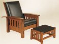 McCoy Slat Morris Chair & Footstool