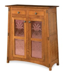 McCoy Double Cabinet with Glass Panels