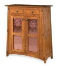 McCoy Double Cabinet with Glass Panels