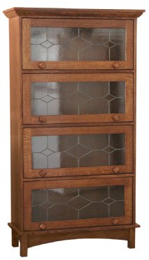 Mission Style Barrister Bookcase