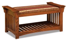 Mission Slat  Bench