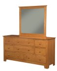 Nantucket 8-Drawer Dresser Mirror