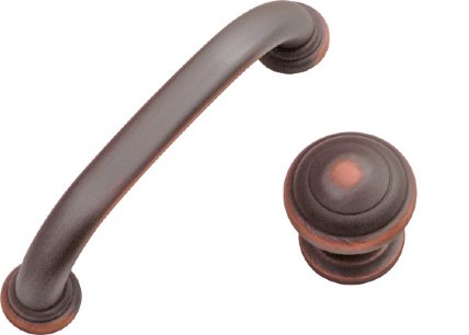 Oil Rubbed Bronze Highlighted A2281-OBH 96mm CC & P2283-OBH 1-25 inch dia