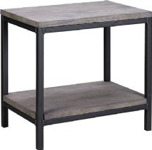Omni End Table with Shelf