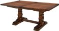 Provincial Cottage Extension Dining Table with Breadboard End