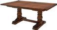 Provincial Cottage Solid Dining Table with Breadboard End