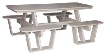 Split 6 Ft. Bench Picnic Table