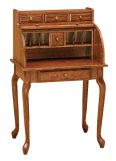 Queen Anne Secretary Roll-Top Desk