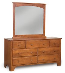 Ridgecrest Shaker 7-Drawer Dresser Mirror