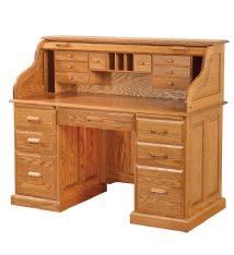 Regency Rolltop Desk with Base Trim