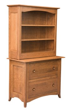 Shaker Hill Lateral File Cabinet Bookcase