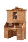 Sierra Rolltop Desk with Hutch