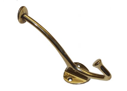 Solid Brass Hook Q15 5 inch