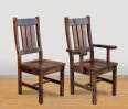 Timber Side and Arm Dining Chair