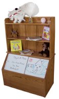 Toy Box with Bookshelf