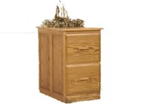 Traditional 2-Drawer Vertical File Cabinet