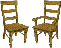 Savannah Side and Arm Chair