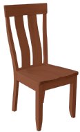 Western Style Wide Slat Side Chair